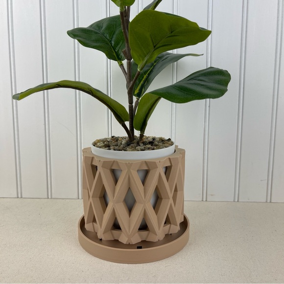 Modern Orchid Plant Pot, The Alune Orchid Planter, 3D Printed - Picture 1 of 8